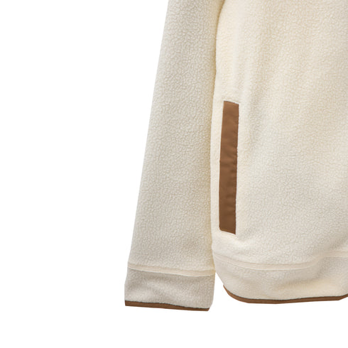 Norse Projects Frederik Fleece Ful Zip Jacket Ecru N50-0204 Degli Uberti